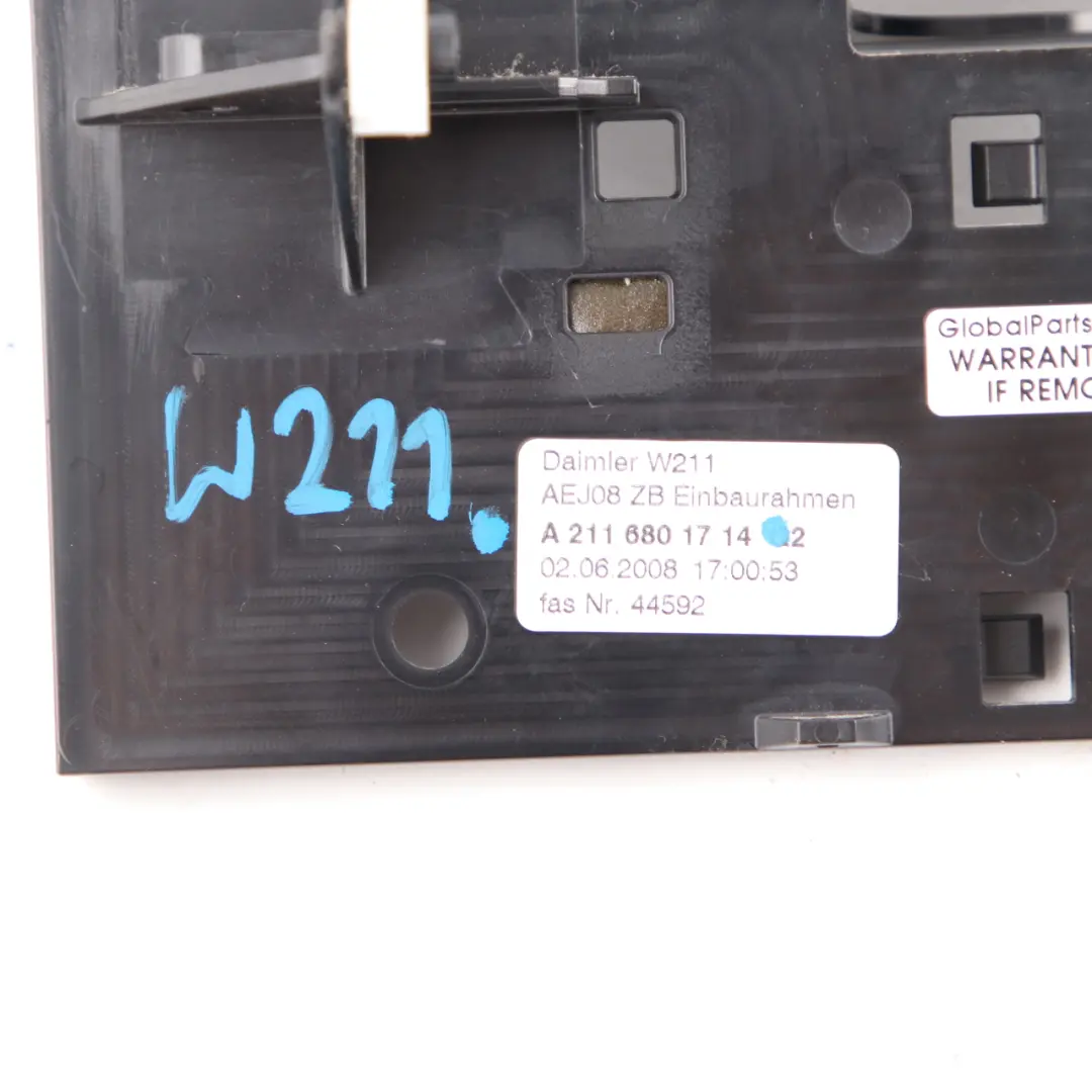 Dashboard Console Storage Tray Compartment to Mercedes W211 with Part number A2116801714 Mercedes W211 Dashboard Console Storage Tray Compartment - SKU A2116801714 - Part number A2116801714