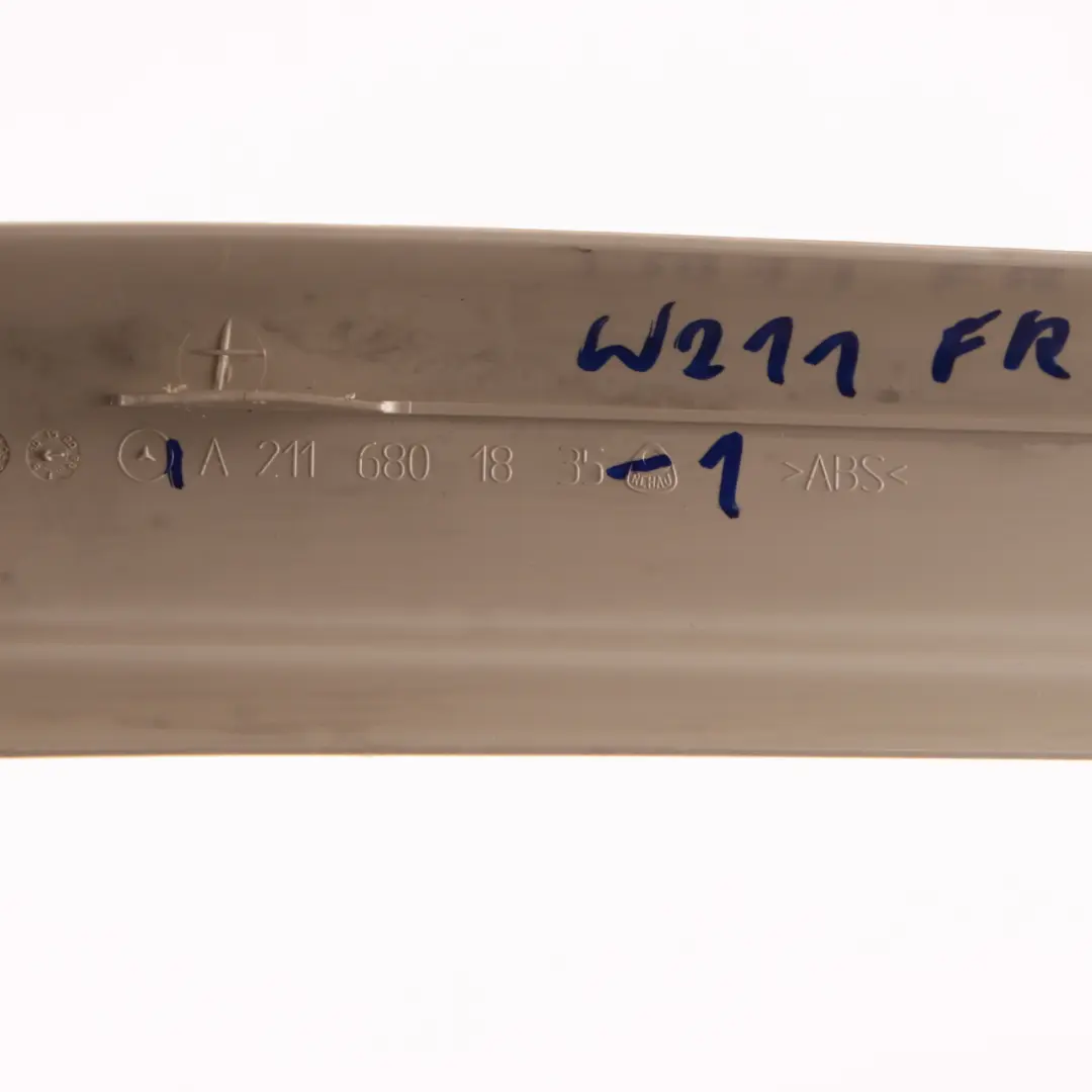 Mercedes W211 Door Sill Front Right O/S Rail Trim Cover Plate Beige - SKU A2116801835-1 - Part number A2116801835