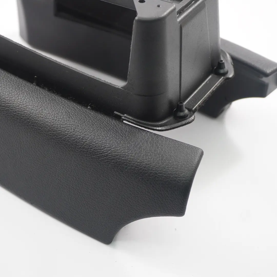 Mercedes W211 Centre Console Armrest Arm Rest Cover Leather Black - SKU A2116803639-2 - Part number A2116803639