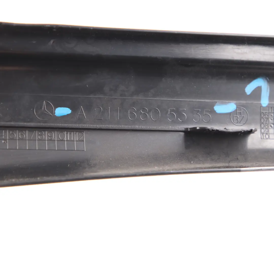 Entrada Tapa Tira Entrada Interior Trasera Izquierda para Mercedes W211 con número de pieza A2116805335 Mercedes W211 Entrada Tapa Tira Entrada Interior Trasera Izquierda - SKU A2116805335-1 - Número de pieza A2116805335