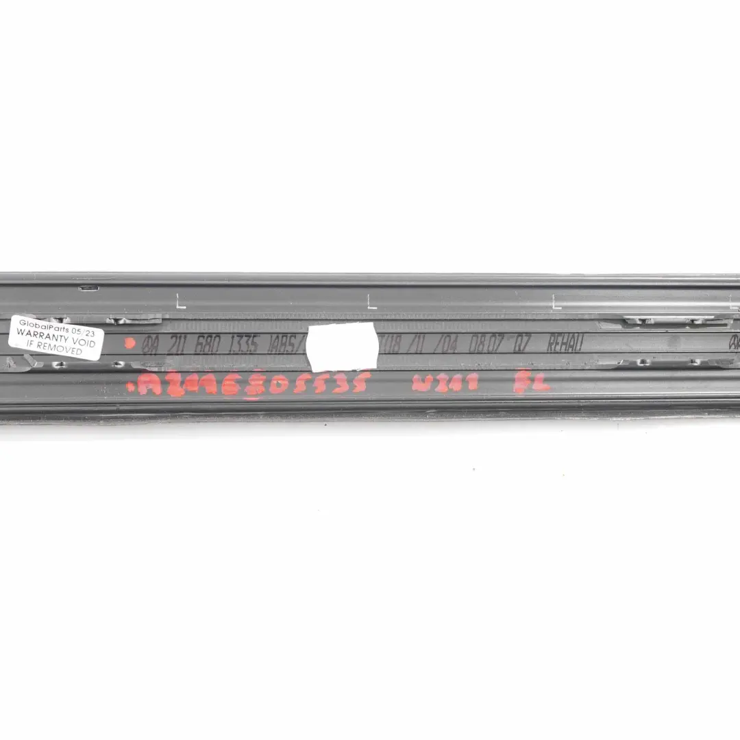 Mercedes W211 Osłona Listwa Progowa Lewy Przód - SKU A2116805535 - Numer Części A2116805535