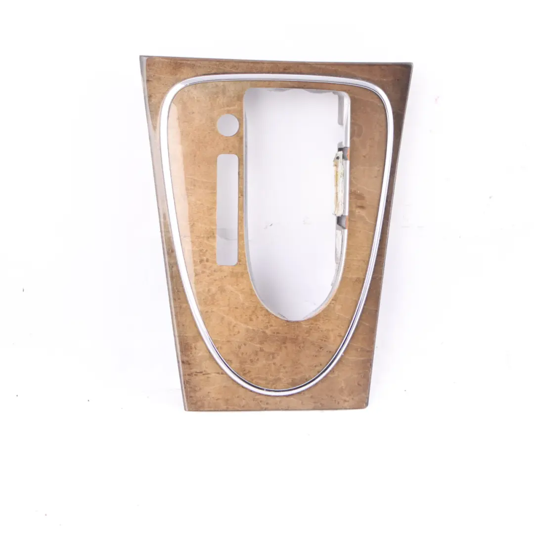 Shift Selector Console Cover Trim Wood to Mercedes W211 Automatic Gear with Part number A2116808136 Mercedes W211 Automatic Gear Shift Selector Console Cover Trim Wood - SKU A2116808136 - Part number A2116808136