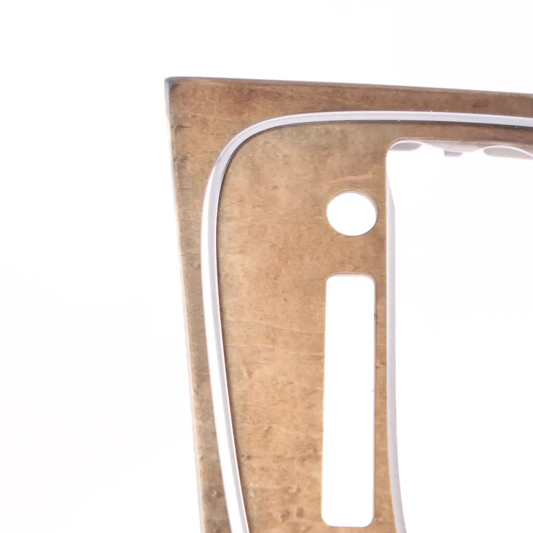 Shift Selector Console Cover Trim Wood to Mercedes W211 Automatic Gear with Part number A2116808136 Mercedes W211 Automatic Gear Shift Selector Console Cover Trim Wood - SKU A2116808136 - Part number A2116808136