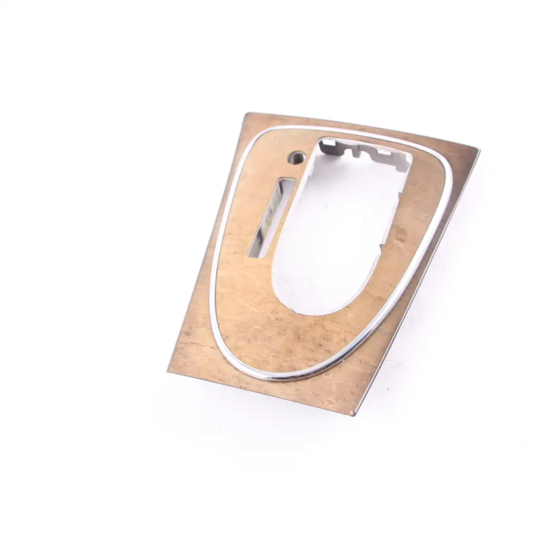 Shift Selector Console Cover Trim Wood to Mercedes W211 Automatic Gear with Part number A2116808136 Mercedes W211 Automatic Gear Shift Selector Console Cover Trim Wood - SKU A2116808136 - Part number A2116808136