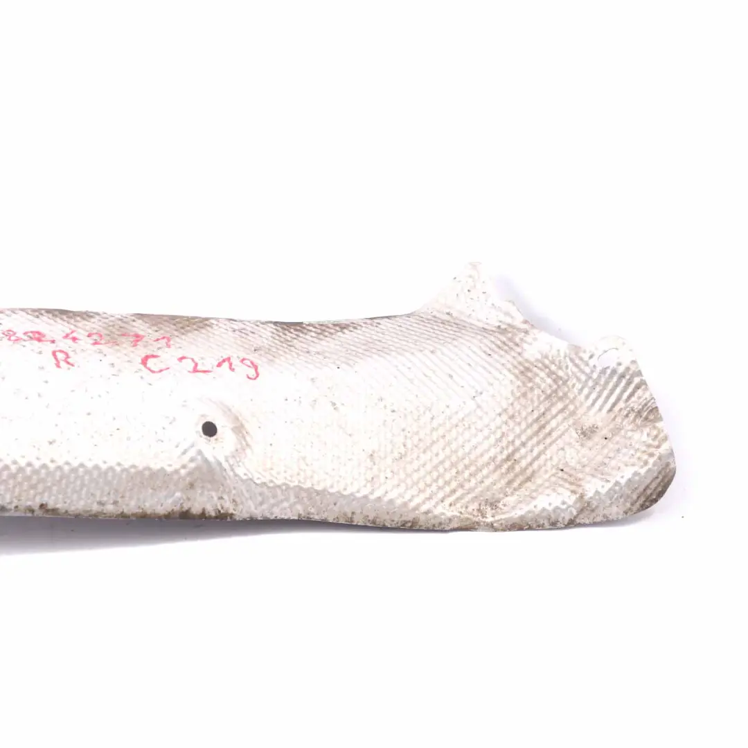 Heat Shield Mercedes W211 W219 Cover Plate Exhaust Right O/S to with Part number A2116824271 Heat Shield Mercedes W211 W219 Cover Plate Exhaust Right O/S - SKU A2116824271 - Part number A2116824271