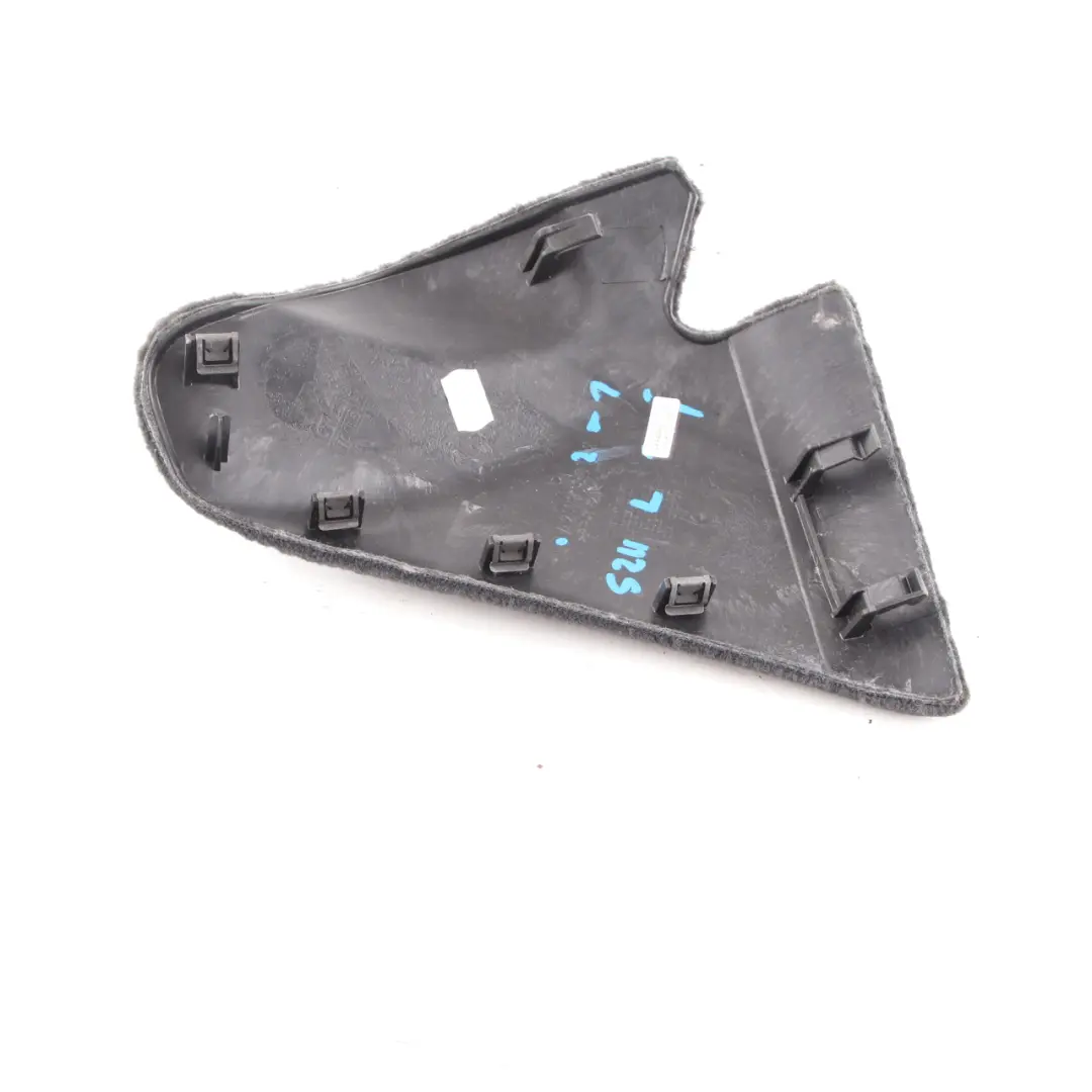 Trim Trunk Cover Panel Hinge Left N/S Black Anthracite to Mercedes S211 with Part number A2116900122 Mercedes S211 Trim Trunk Cover Panel Hinge Left N/S Black Anthracite - SKU A2116900122-1 - Part number A2116900122