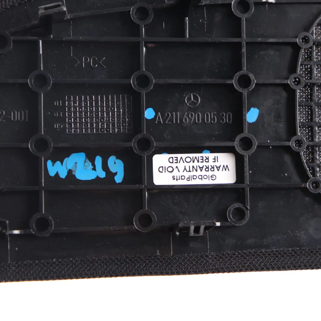 Speaker Cover Mercedes W211 W219 Rear Shelf Panel Trim Black A2116900530 to with Part number A2116900130 Speaker Cover Mercedes W211 W219 Rear Shelf Panel Trim Black A2116900530 - SKU A2116900130 - Part number A2116900130