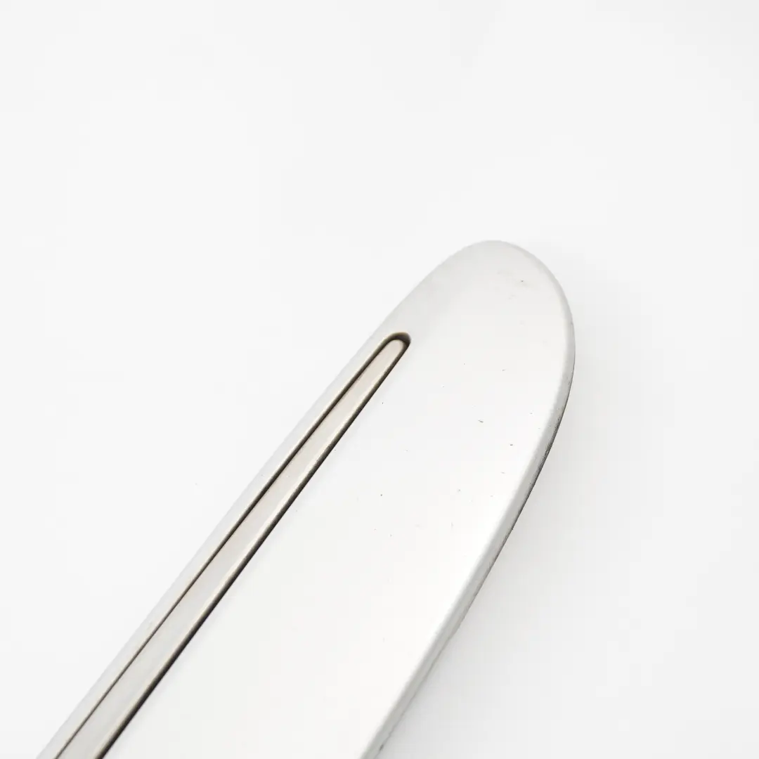 Striscia porta posteriore sinistra Modanatura Brilliant Silver 744 per Mercedes W211 con numero di parte A2116901362 Mercedes W211 Striscia porta posteriore sinistra Modanatura Brilliant Silver 744 - SKU A2116901362-BRS - Numero di parte A2116901362