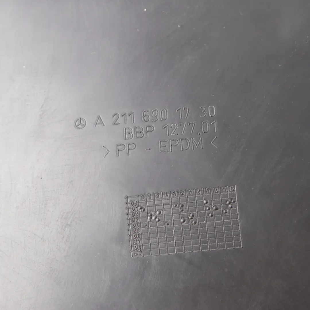 Mercedes W211 berlina passaruota posteriore sinistro pannello di copertura - SKU A2116901730 - Numero di parte A2116901730