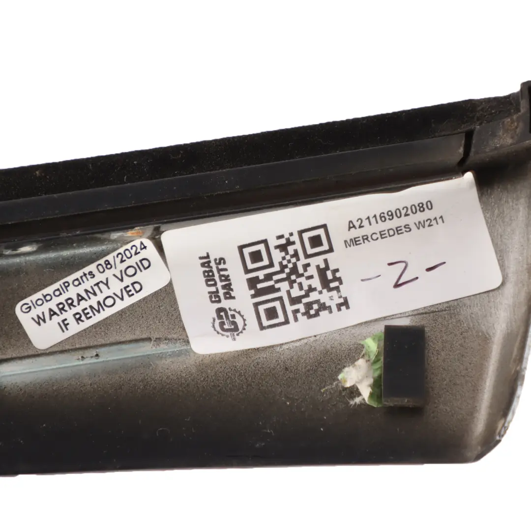 Panoramic Roof Cover Trim Strip Moulding Right O/S to Mercedes W211 with Part number A2116902080 Mercedes W211 Panoramic Roof Cover Trim Strip Moulding Right O/S - SKU A2116902080 - Part number A2116902080