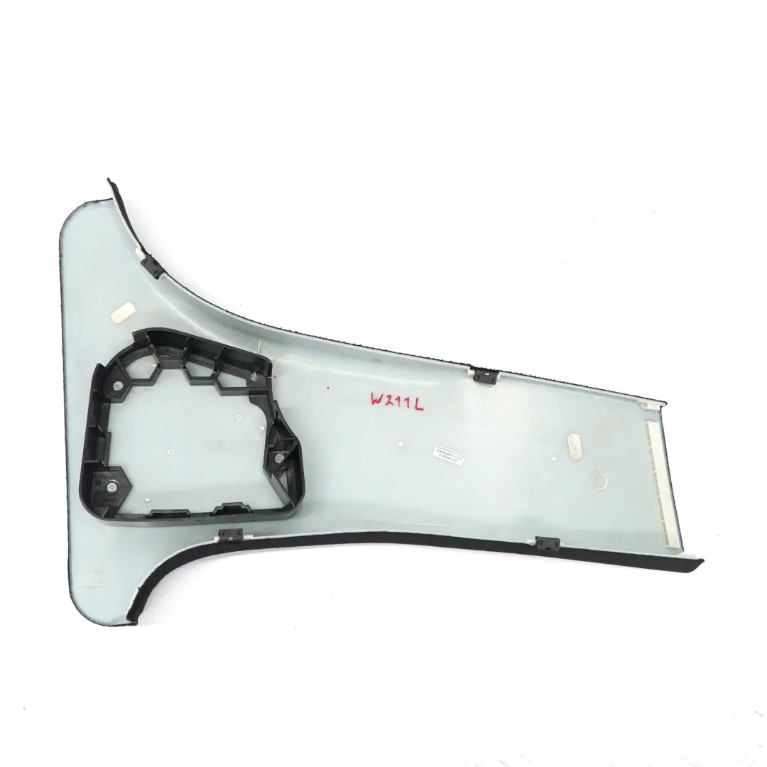 Mercedes W211 Colonne B Panneau de garniture gauche Couverture Noir - SKU A2116903154 - Numéro de pièce A2116903154