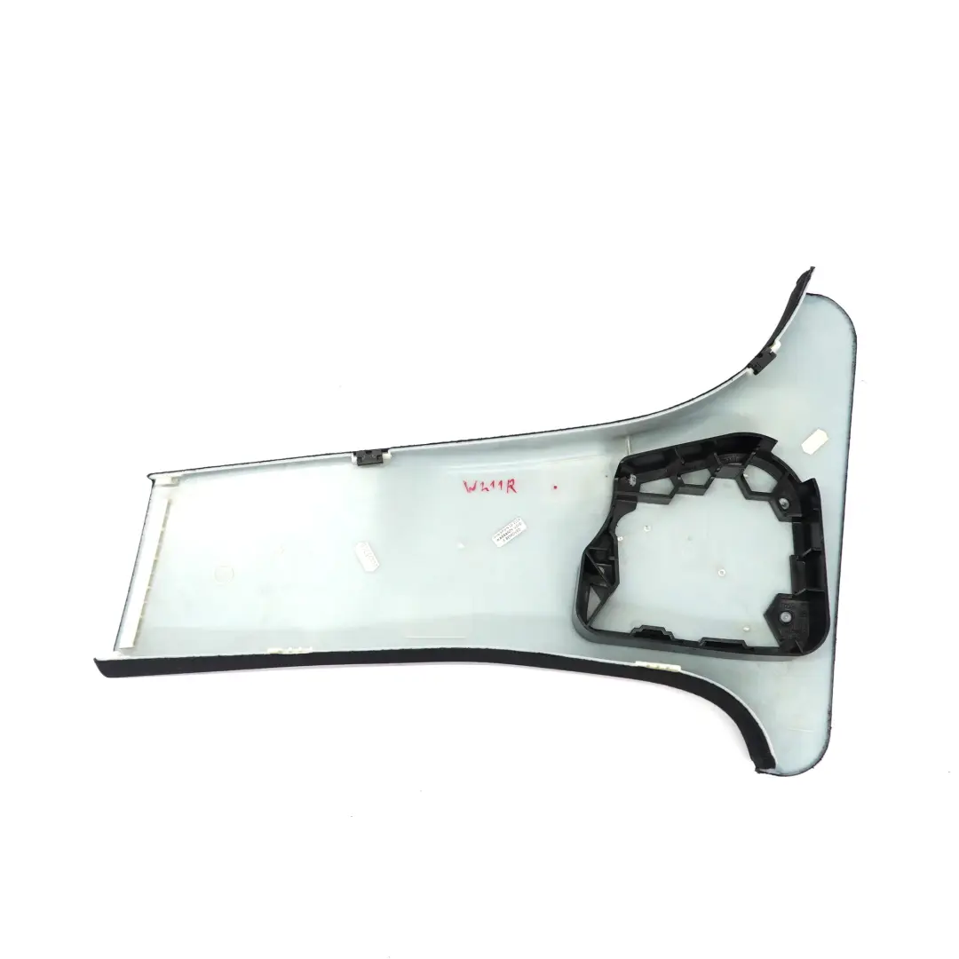 Mercedes W211 Column B Pillar Trim Panel Right O/S Cover Black - SKU A2116903254 - Part number A2116903254