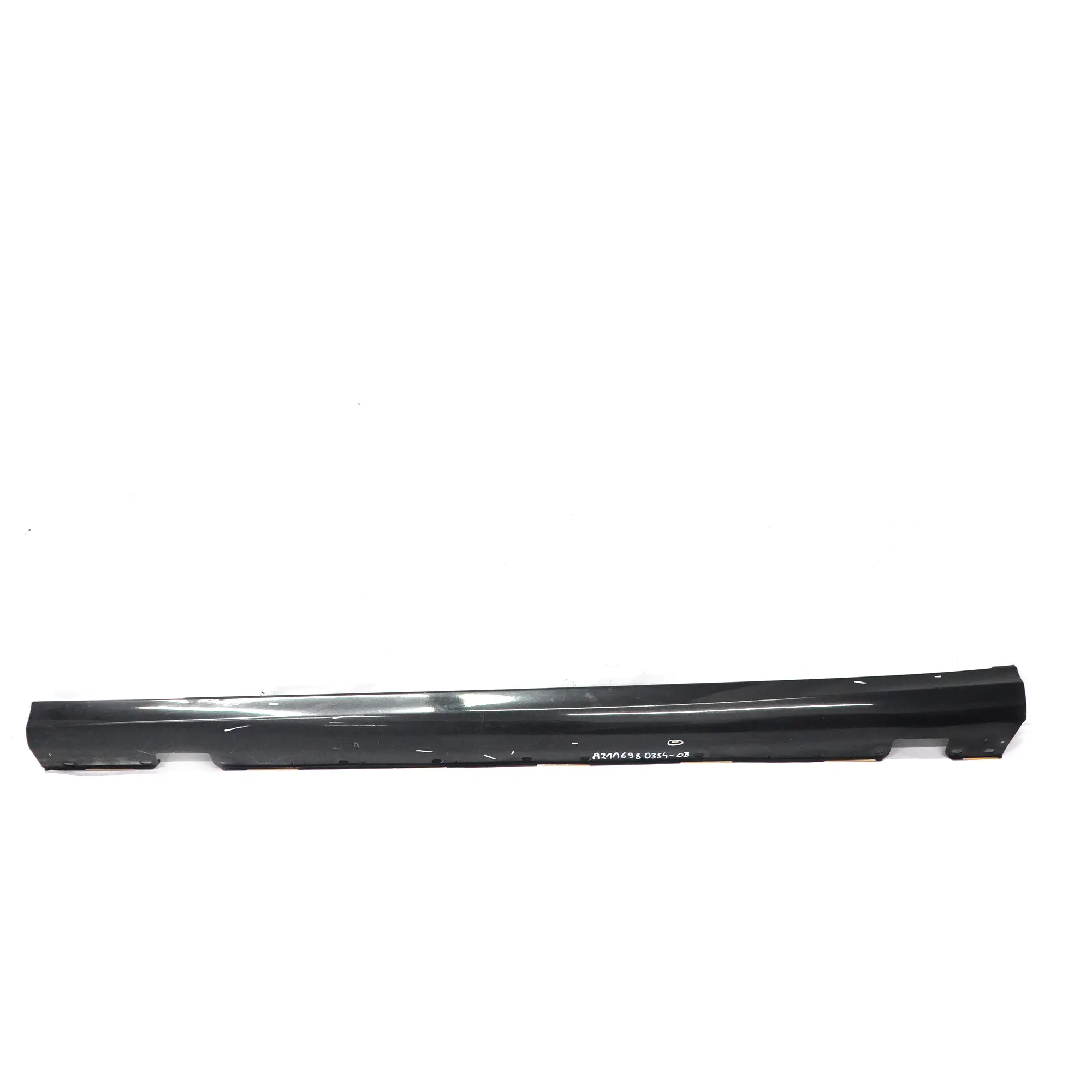 Mercedes W211 Side Skirt Door Sill Trim Cover Left N/S Obsidian Black - 197