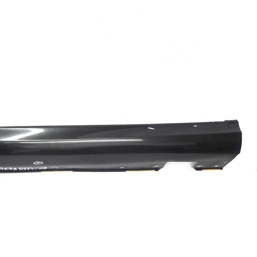 Mercedes W211 Gonna laterale Rivestimento soglia sinistra Obsidian Black 197 - SKU A2116980354-OB - Numero di parte A2116980354