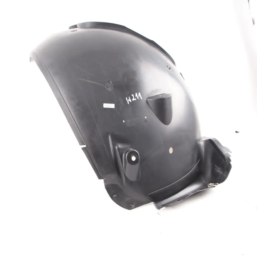 Copertura passaruota anteriore sinistro Sezione posteriore per Mercedes W211 S211 con numero di parte A2116981330 Mercedes W211 S211 Copertura passaruota anteriore sinistro Sezione posteriore - SKU A2116981330 - Numero di parte A2116981330