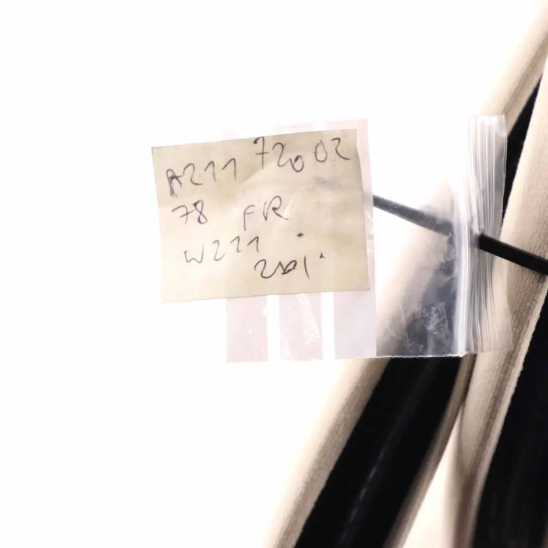 Mercedes W211 Door Seal Front Right O/S Frame Gasket Rubber Beige - SKU A2117200278 - Part number A2117200278