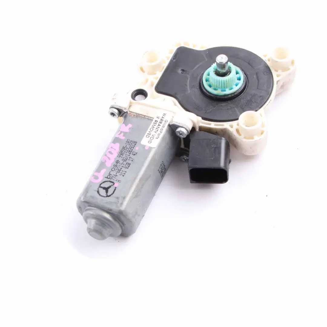 Front Left Door N/S Window Electric Motor Drive to Mercedes W203 W220 with Part number A2118201742 Mercedes W203 W220 Front Left Door N/S Window Electric Motor Drive - SKU A2118201742 - Part number A2118201742