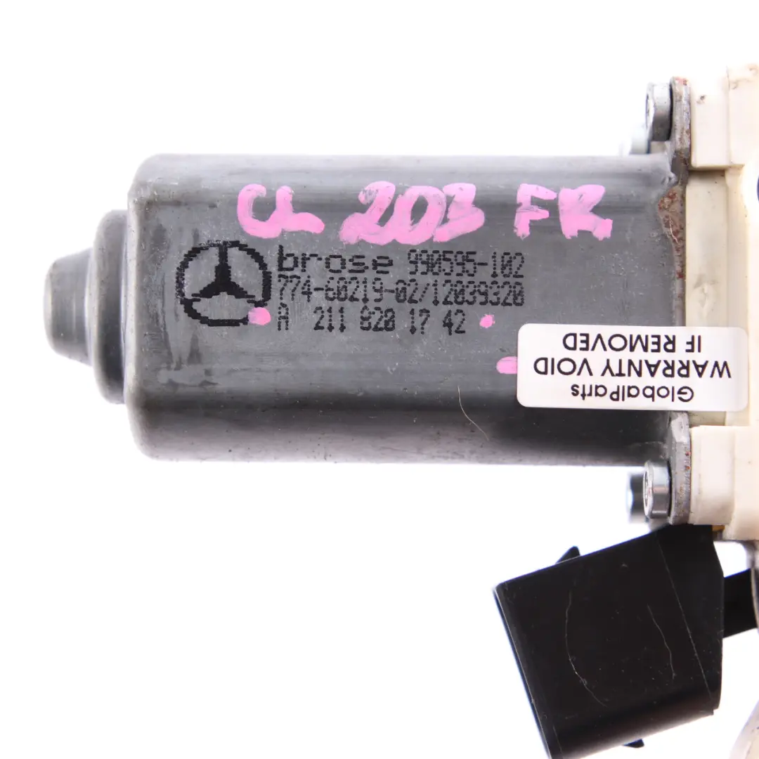 Mercedes W203 W220 Porte avant gauche Fenêtre Moteur électrique - SKU A2118201742 - Numéro de pièce A2118201742