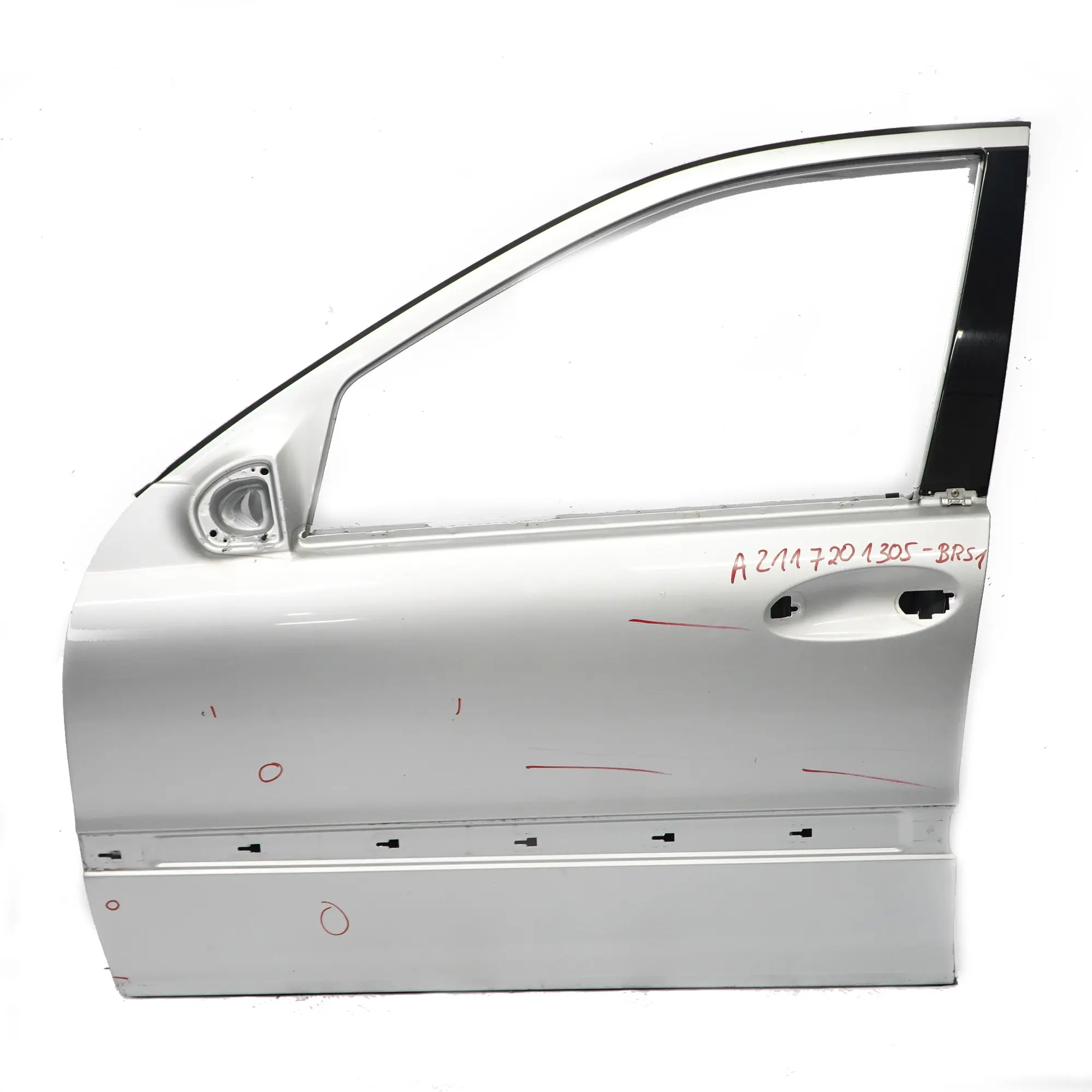 Mercedes W211 Porta anteriore sinistra Argento brillante metallizzato - 744