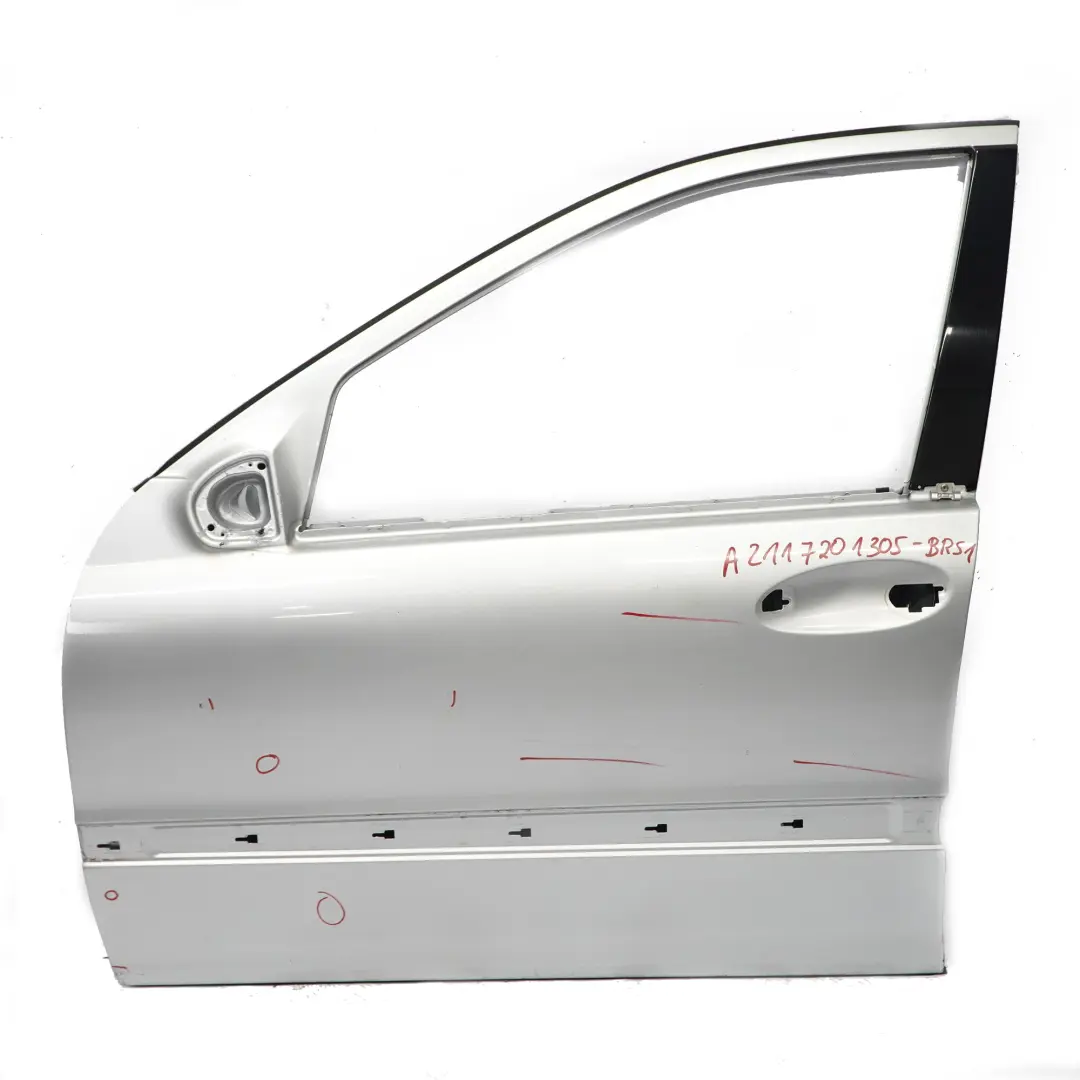 Mercedes W211 Puerta Delantera Izquierda Plata Brillante Metalizado - 744 - SKU A2117201305-BRS1 - Número de pieza A2117201305
