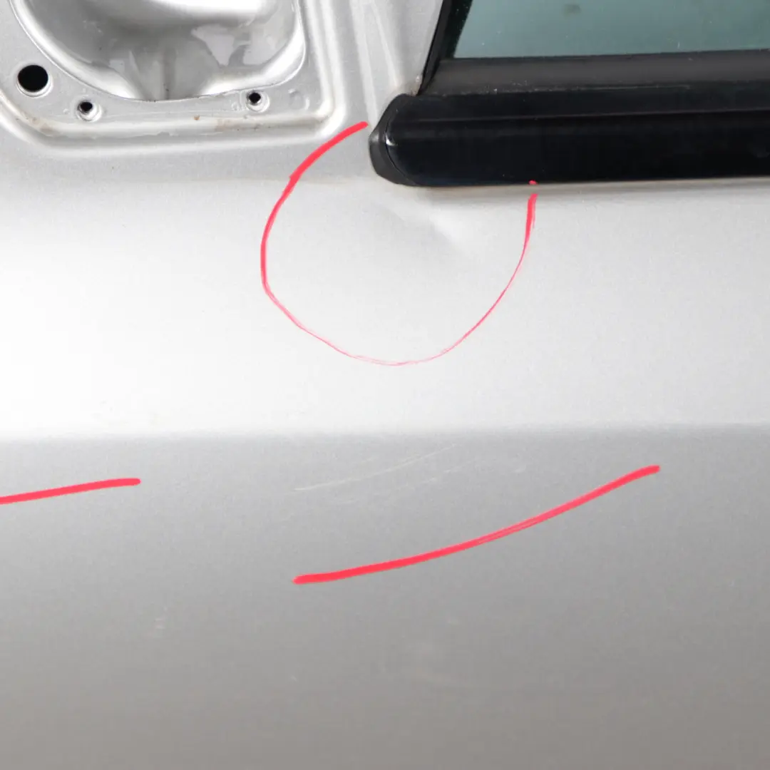 Door Front Left N/S E-Class Brilliant Silver Metallic - 744 to Mercedes W211 with Part number A2117201305 Mercedes W211 Door Front Left N/S E-Class Brilliant Silver Metallic - 744 - SKU A2117201305-BRS - Part number A2117201305