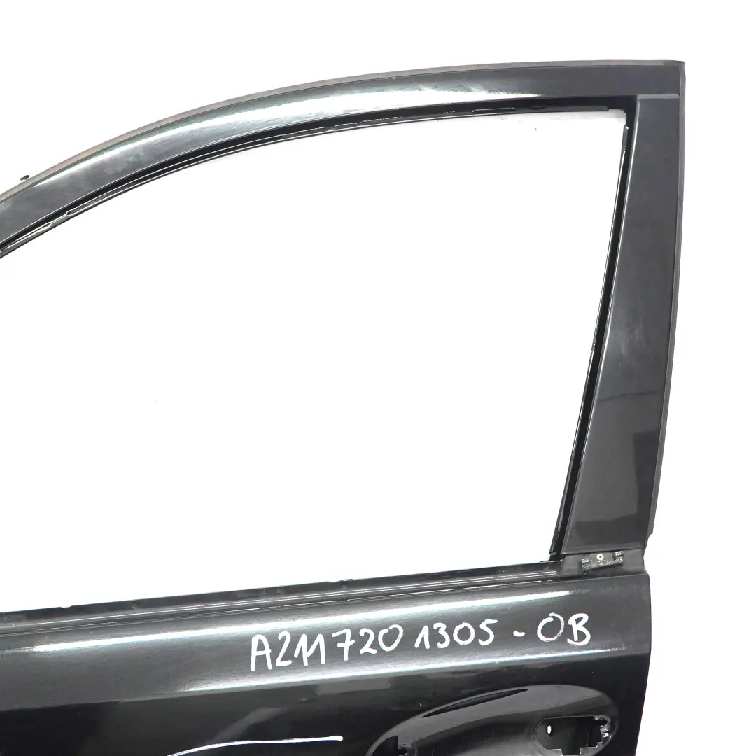 Mercedes W211 Tür vorne links E-Klasse Obsidian Schwarz Metallic - 197 - SKU A2117201305-OB - Teilenummer A2117201305