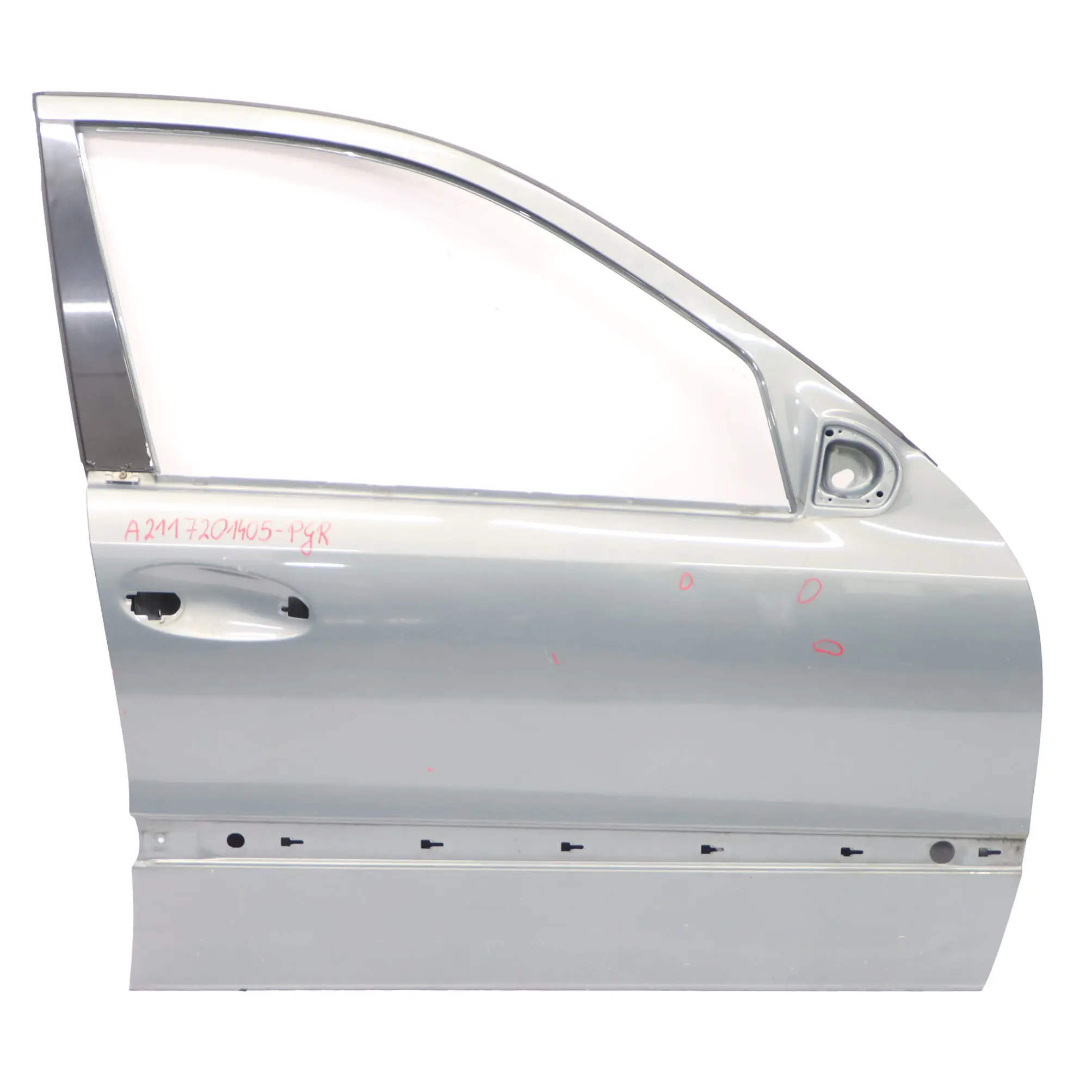 Mercedes W211 Door Front Right O/S E-Class Perlite Grey Metallic - 747