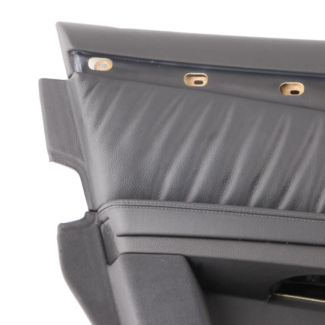 Door Card Front Left N/S Door Interior Trim Panel Black Leather to Mercedes W211 with Part number A2117206170 Mercedes W211 Door Card Front Left N/S Door Interior Trim Panel Black Leather - SKU rhd-A2117206170-1 - Part number A2117206170