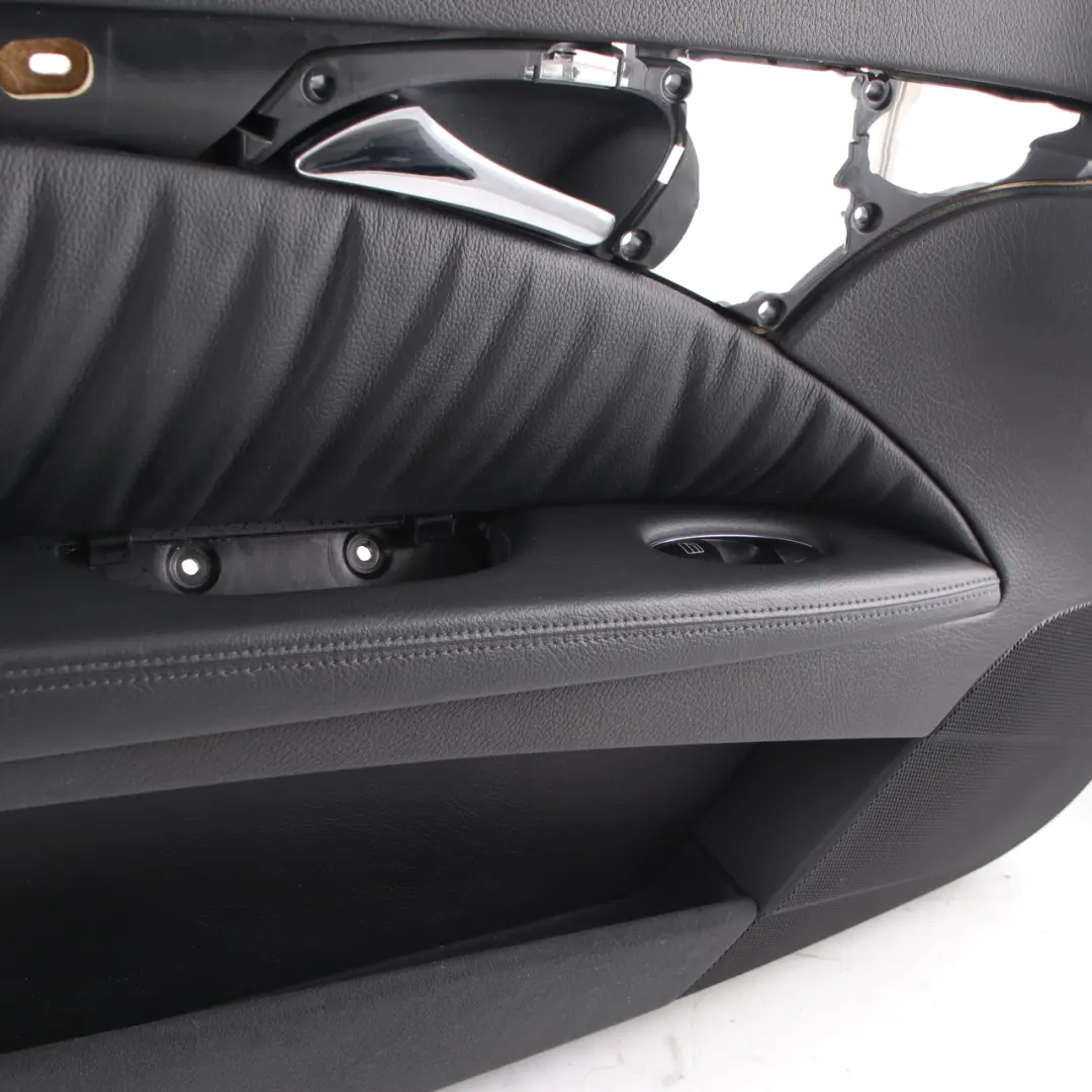 Mercedes W211 Door Card Front Left N/S Door Interior Trim Panel Black Leather - SKU rhd-A2117206170-1 - Part number A2117206170
