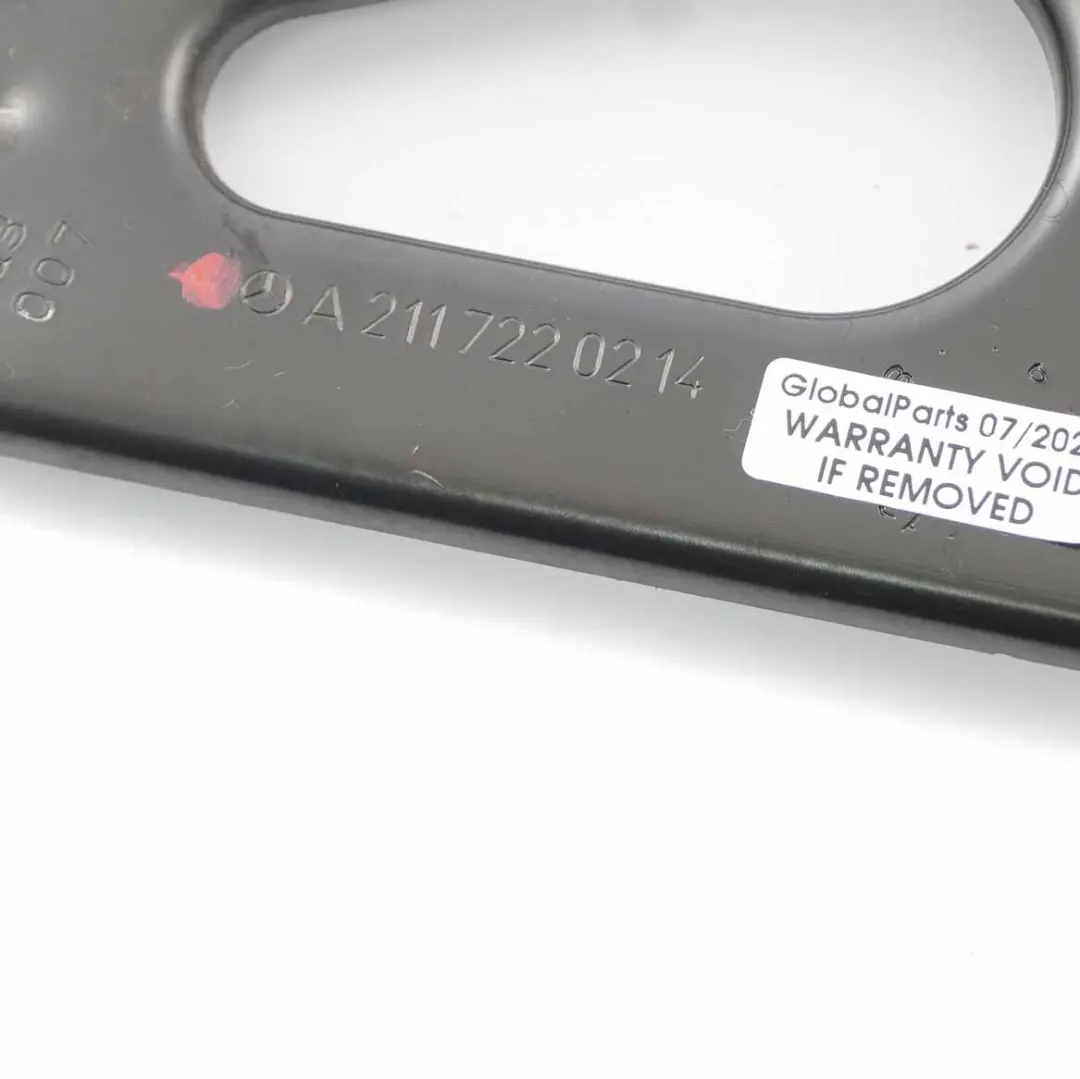 Door Panel Card Bracket Front Right O/S Support Mount to Mercedes W211 with Part number A2117220214 Mercedes W211 Door Panel Card Bracket Front Right O/S Support Mount - SKU A2117220214 - Part number A2117220214