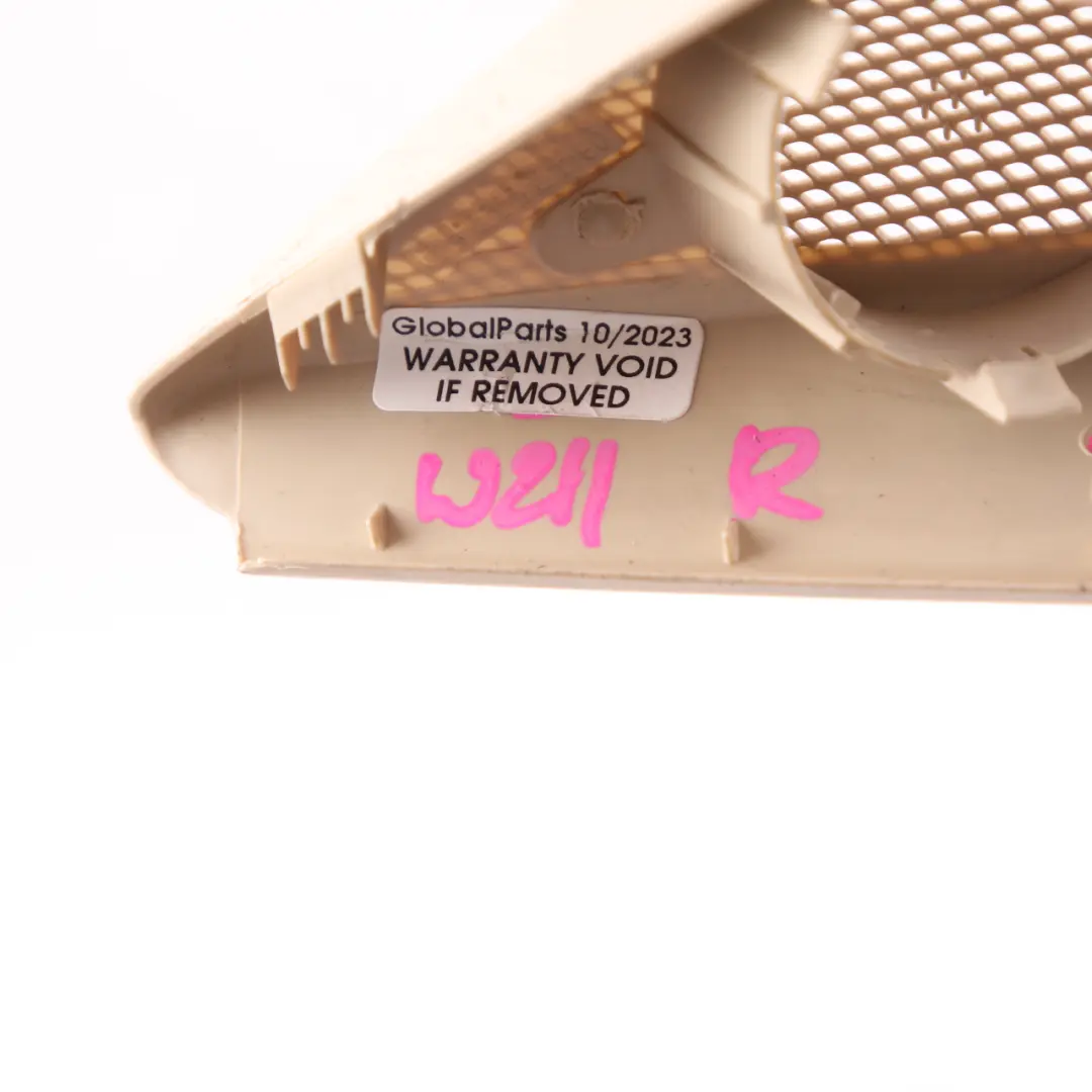 Tweeter Cover Front Right O/S Mirror Triangle Beige to Mercedes W211 with Part number A2117250294 Mercedes W211 Tweeter Cover Front Right O/S Mirror Triangle Beige - SKU A2117250294-2 - Part number A2117250294