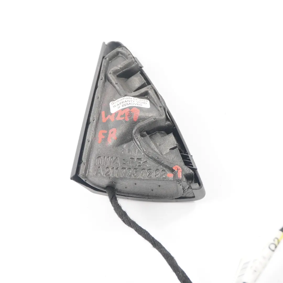 Mercedes W211 Triangle Twitter Speaker Cover Front Right O/S Black A2117250298 - SKU A2117250294-3 - Part number A2117250294