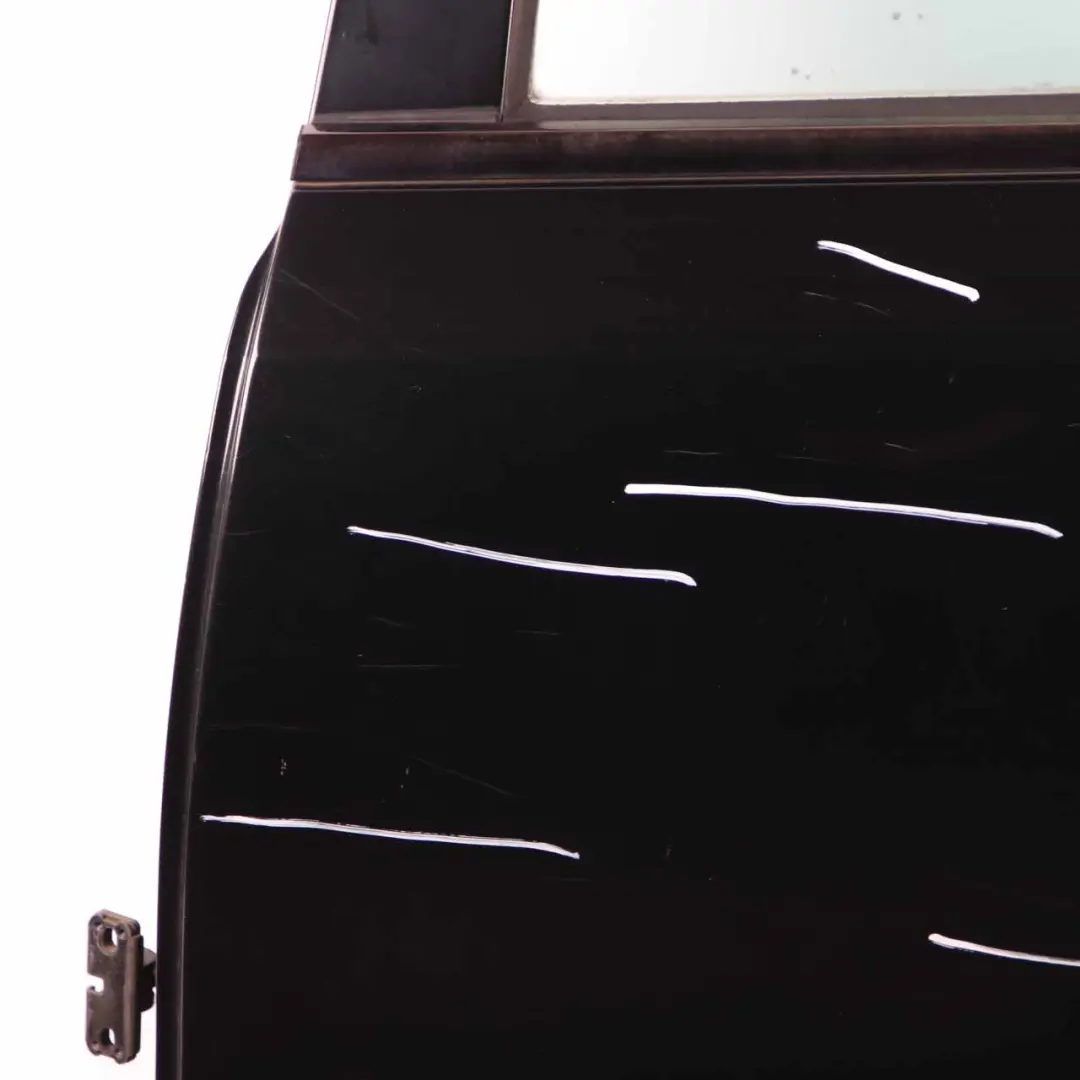 Mercedes W211 Door Rear Left N/S Melanite Black Metallic - 185 - SKU A2117300105-MEB - Part number A2117300105
