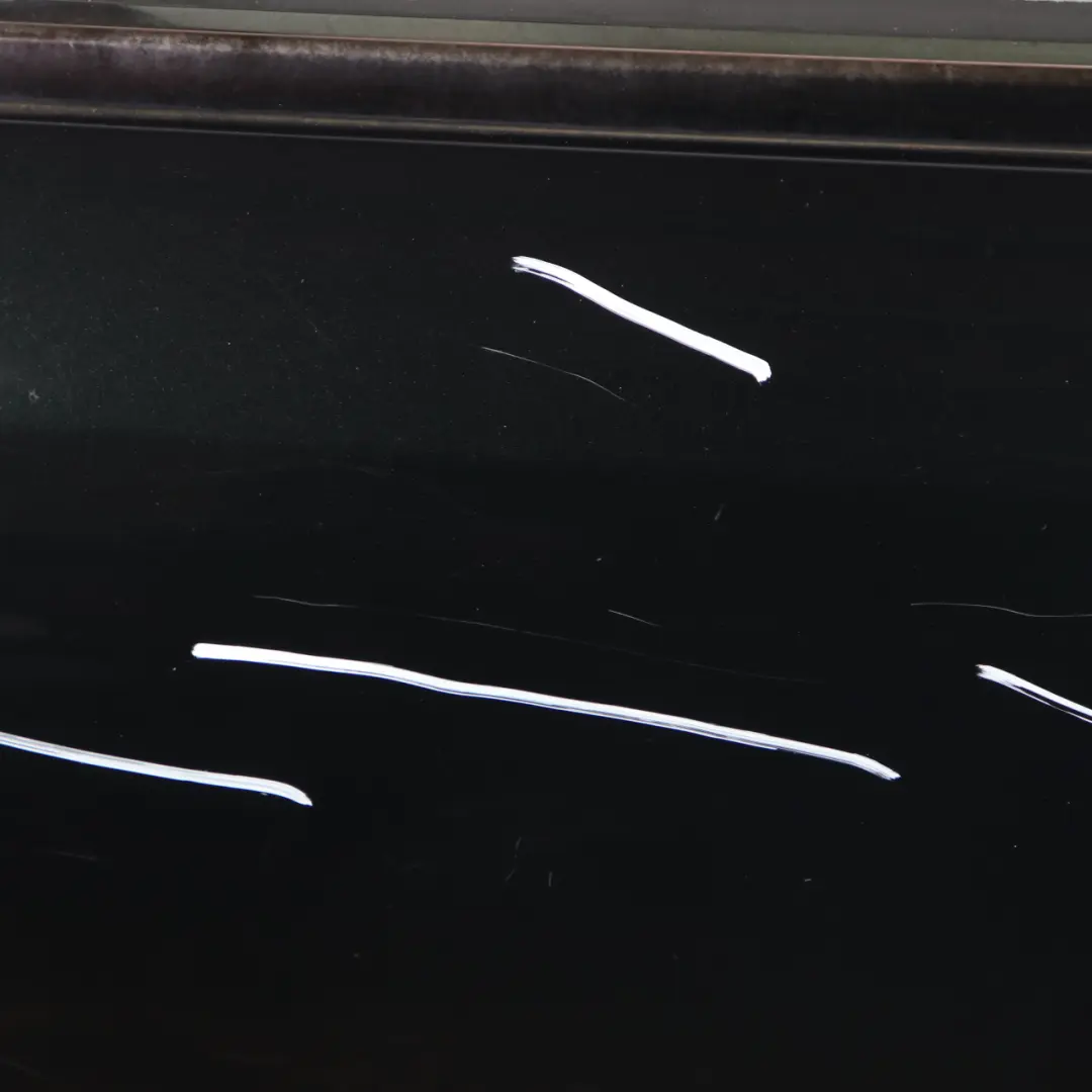 Mercedes W211 Door Rear Left N/S Melanite Black Metallic - 185 - SKU A2117300105-MEB - Part number A2117300105