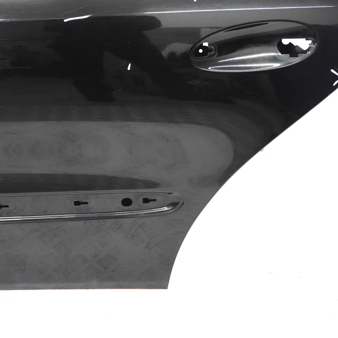Mercedes W211 Door Rear Left N/S Obsidian Black Metallic - 197 - SKU A2117300105-OB1 - Part number A2117300105