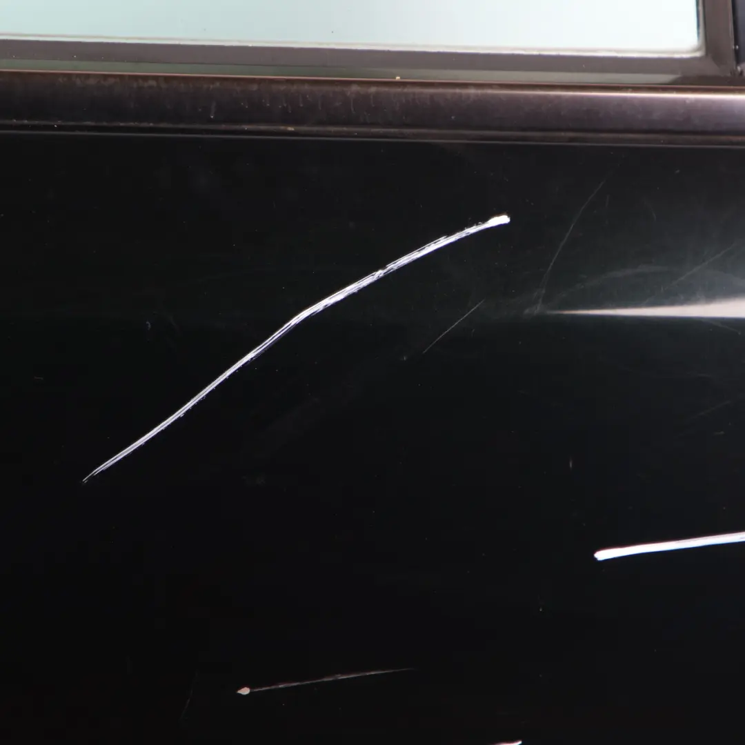 Mercedes W211 Door Rear Right O/S Melanite Black Metallic - 185 - SKU A2117300205-MEB - Part number A2117300205