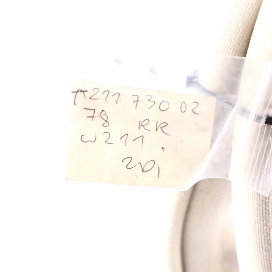 Door Seal Rear Right O/S Frame Gasket Beige to Mercedes W211 Saloon with Part number A2117300278 Mercedes W211 Saloon Door Seal Rear Right O/S Frame Gasket Beige - SKU A2117300278 - Part number A2117300278