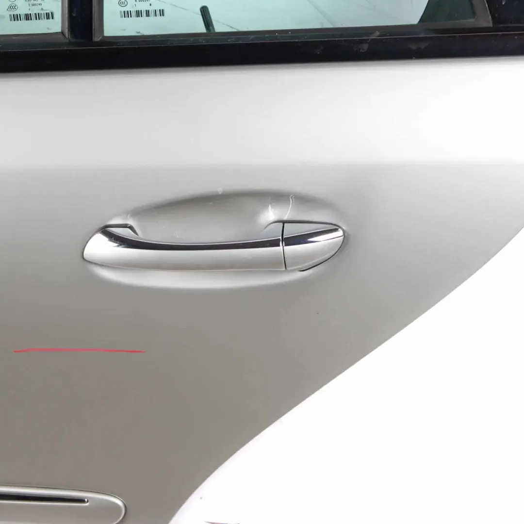 Door Rear Left N/S E-Class Estate Brilliant Silver Metallic - 744 to Mercedes S211 with Part number A2117300305 Mercedes S211 Door Rear Left N/S E-Class Estate Brilliant Silver Metallic - 744 - SKU A2117300305-BRS - Part number A2117300305