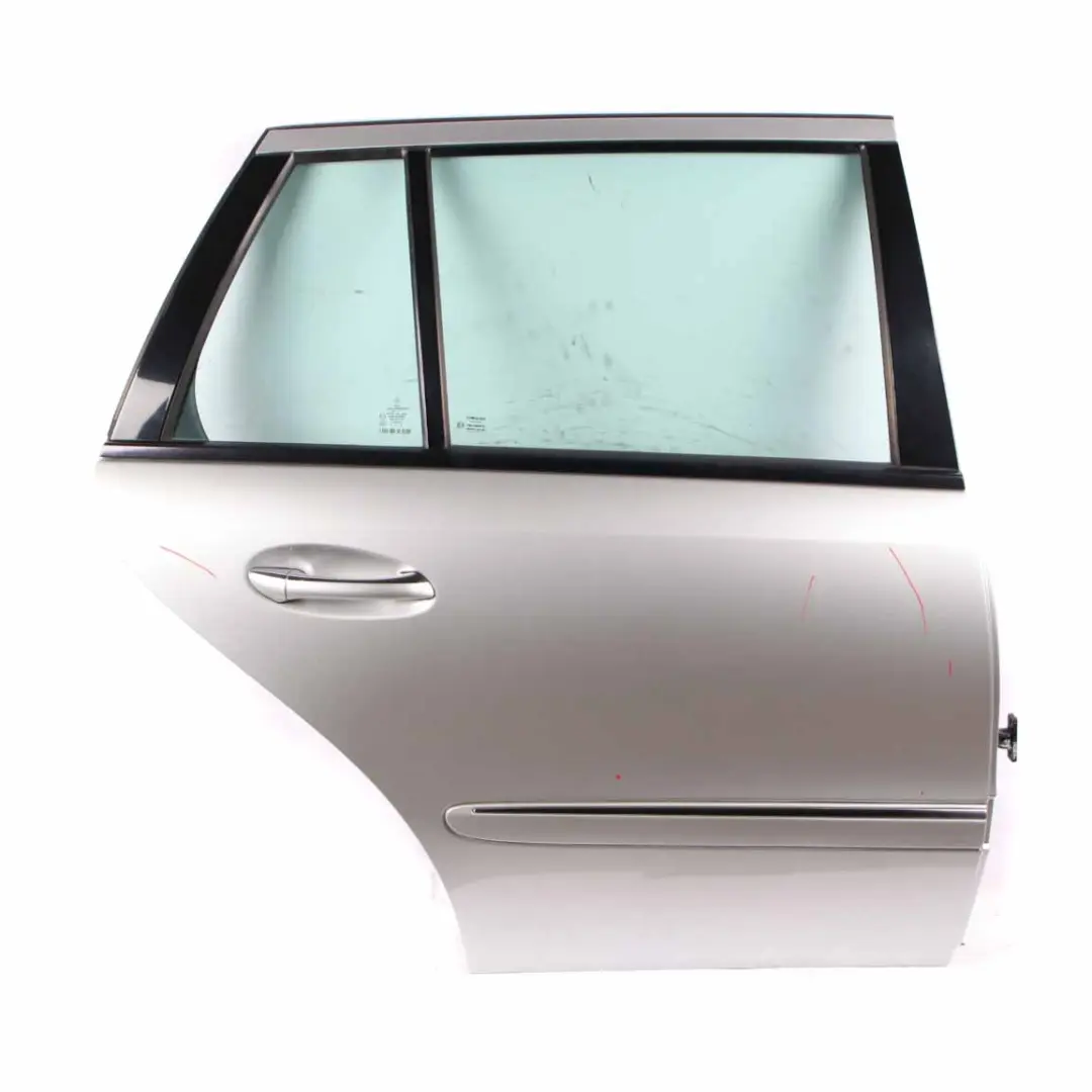 Door Rear Right O/S E-Class Estate Brilliant Silver - 744 to Mercedes S211 with Part number A2117300405 Mercedes S211 Door Rear Right O/S E-Class Estate Brilliant Silver - 744 - SKU A2117300405-BRS - Part number A2117300405