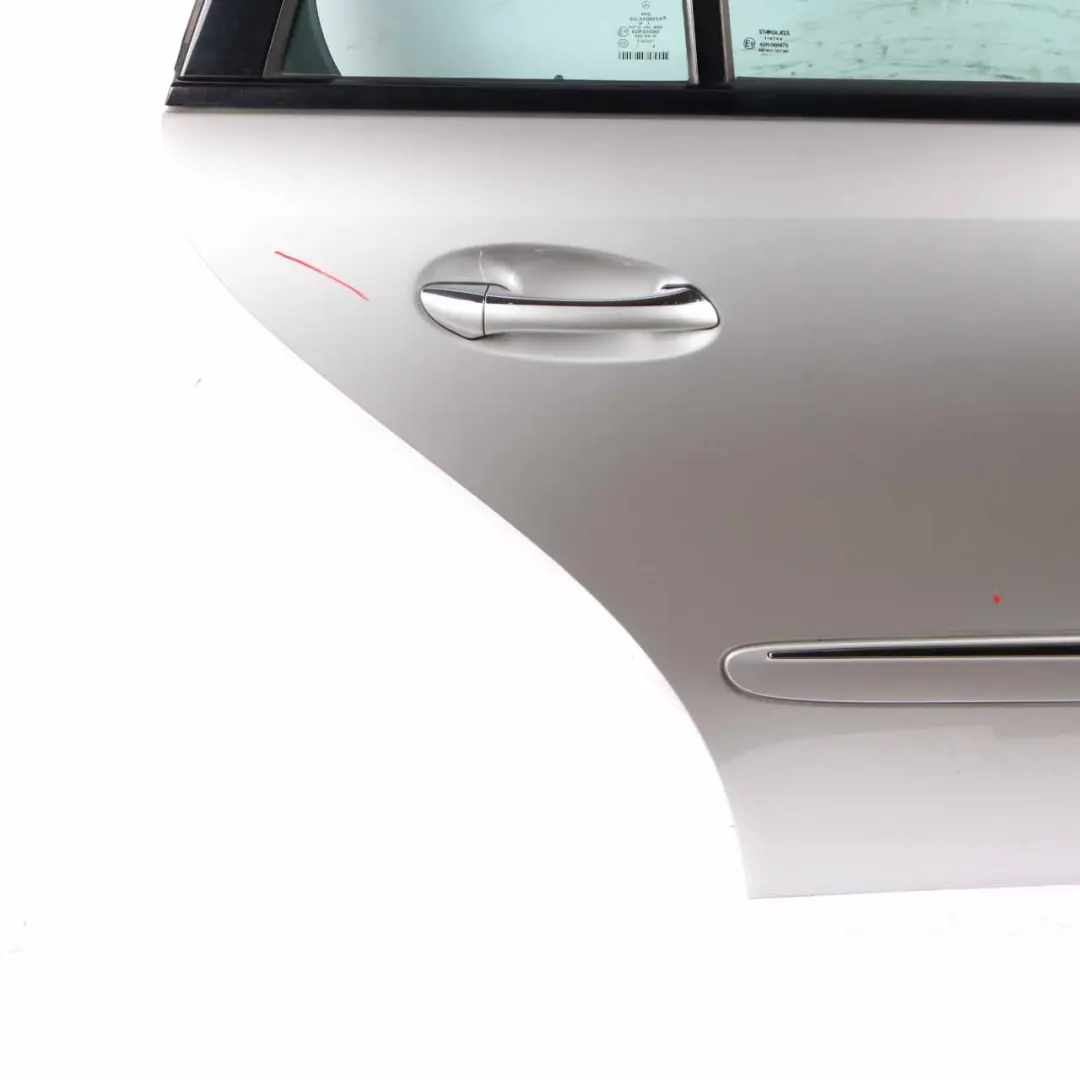 Door Rear Right O/S E-Class Estate Brilliant Silver - 744 to Mercedes S211 with Part number A2117300405 Mercedes S211 Door Rear Right O/S E-Class Estate Brilliant Silver - 744 - SKU A2117300405-BRS - Part number A2117300405