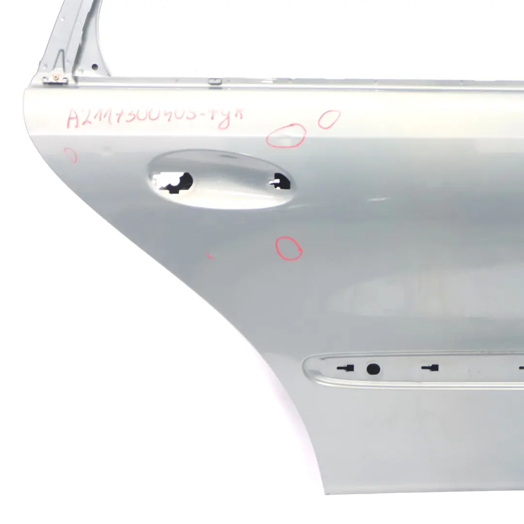 Mercedes S211 Estate Door Rear Right O/S Perlite Grey Metallic - 747 - SKU A2117300405-PGR - Part number A2117300405