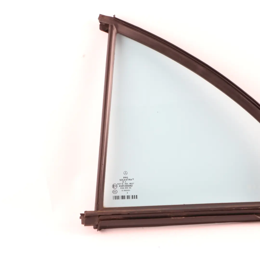 Mercedes W211 Cristal Puerta Trasera Izquierda Cristal Azul Absorbente Calor - SKU A2117300555 - Número de pieza A2117300555