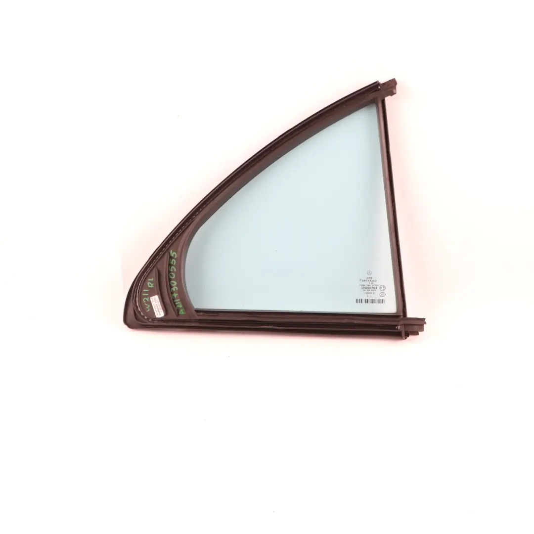 Mercedes W211 Vitre Fixe Porte Arrière Gauche Verre Bleu Absorbant Chaleur - SKU A2117300555 - Numéro de pièce A2117300555