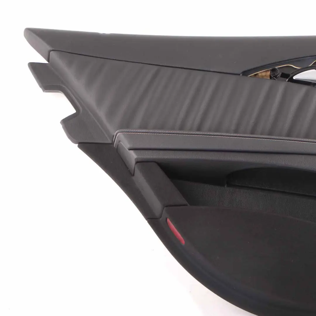 Mercedes W211 Door Card Rear Left N/S Door Trim Panel Lining Leather Black - SKU A2117300570-2 - Part number A2117300570