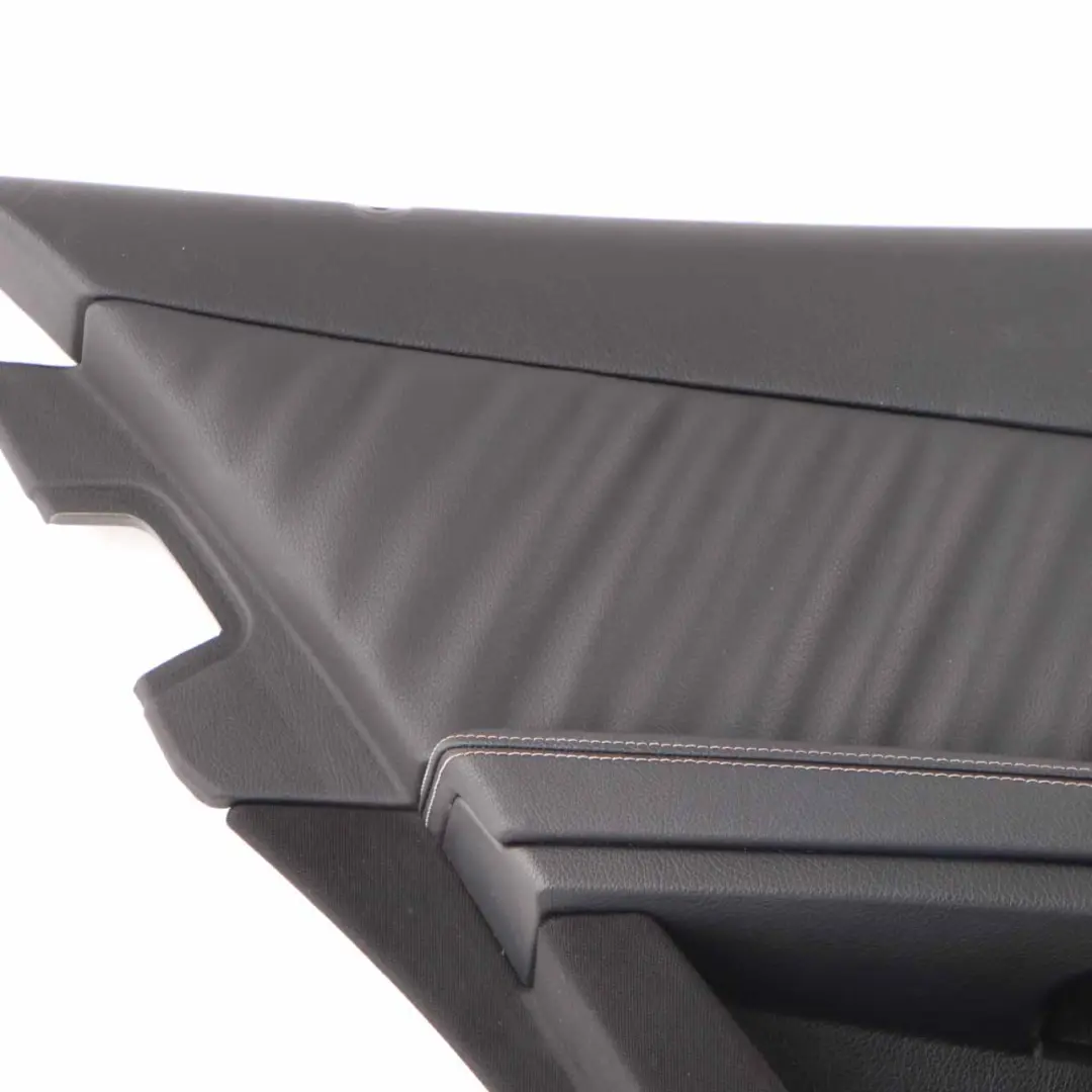 Mercedes W211 Door Card Rear Left N/S Door Trim Panel Lining Leather Black - SKU A2117300570-2 - Part number A2117300570