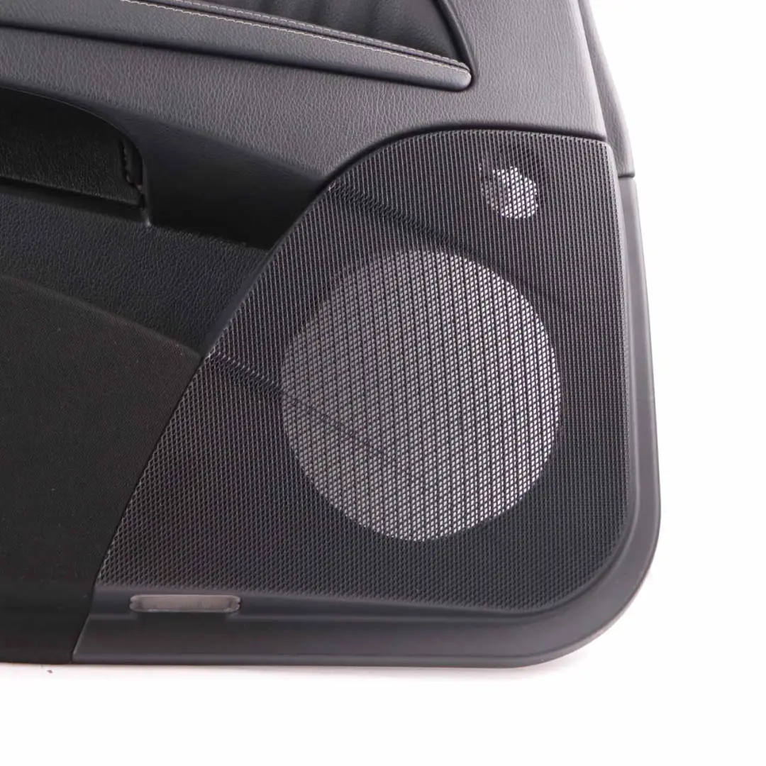 Mercedes W211 Door Card Rear Left N/S Door Trim Panel Lining Leather Black - SKU A2117300570-2 - Part number A2117300570