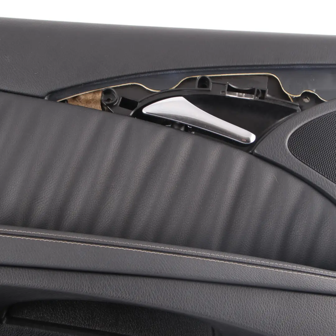 Mercedes W211 Türkarte Hinten Links Tür Verkleidung Leder Schwarz - SKU A2117300570-2 - Teilenummer A2117300570