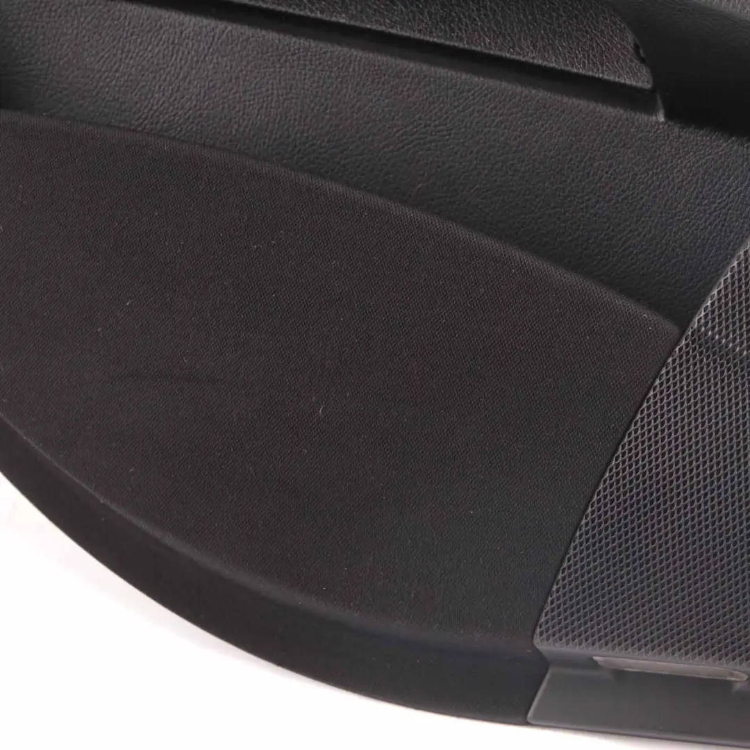 Mercedes W211 Door Card Rear Left N/S Door Trim Panel Lining Leather Black - SKU A2117300570-2 - Part number A2117300570