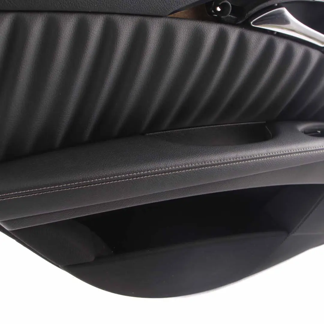 Mercedes W211 Türkarte Hinten Links Tür Verkleidung Leder Schwarz - SKU A2117300570-2 - Teilenummer A2117300570