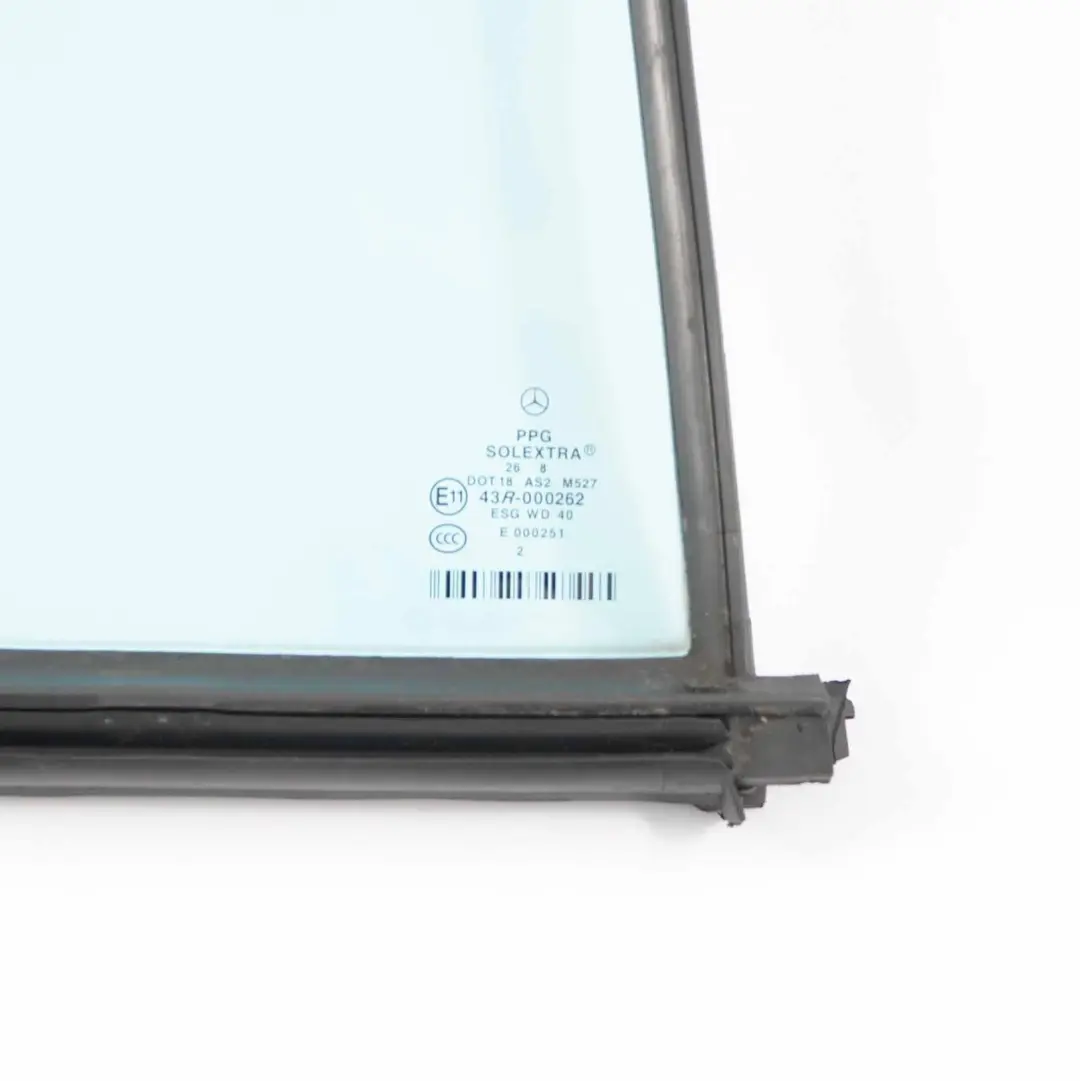 Mercedes W211 Side Window Sedan Rear Right O/S Blue Glass AS2 - SKU A2117300655 - Part number A2117300655
